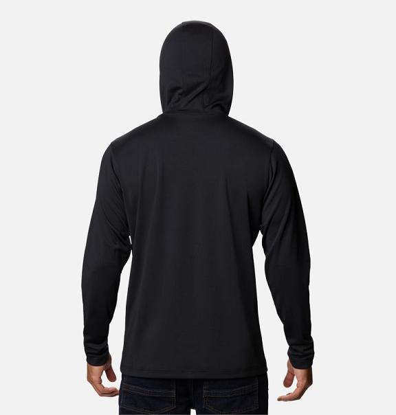 Columbia Mist Trail Hoodies Black For Men's NZ69413 New Zealand